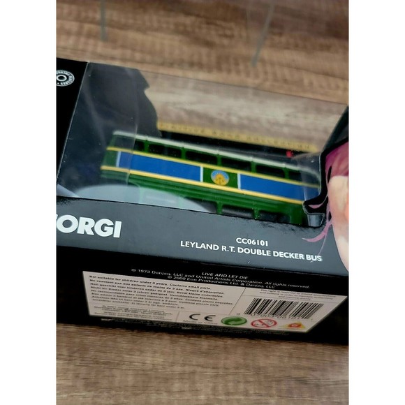 JAMES BOND 007 Corgi "Live & Let Die" Leyland Dbl Decker Bus (2000) #CC06101 NEW - Picture 9 of 9